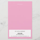 価格サービスリストピンクつや消し点滴 チラシ (裏面)