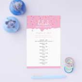 価格サービスリストピンクつや消し点滴 チラシ (シングル)