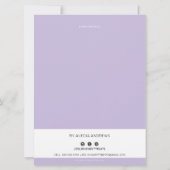 価格サービスリスト　霜降りドリップスプリンクル パープル 招待状 (裏面)