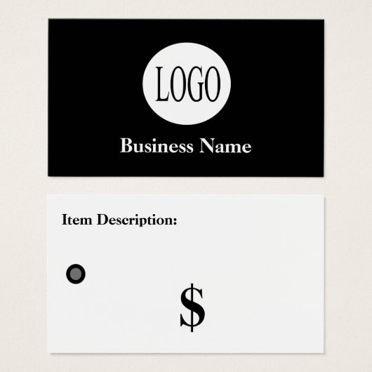 価格ラベルカスタマイズ可能な小売販売ラベル (正面&裏面)