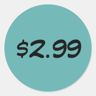 価格ラベル ラウンドシール