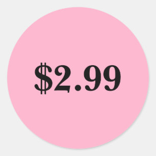 価格ラベル ラウンドシール