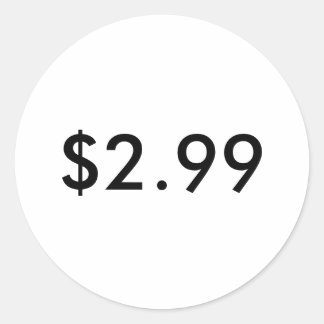 価格ラベル ラウンドシール
