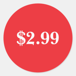 価格ラベル ラウンドシール