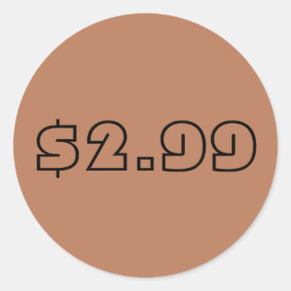 価格ラベル ラウンドシール