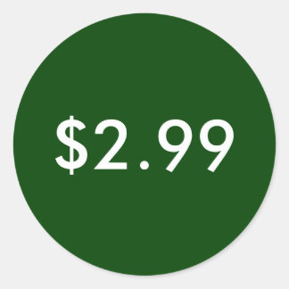 価格ラベル ラウンドシール