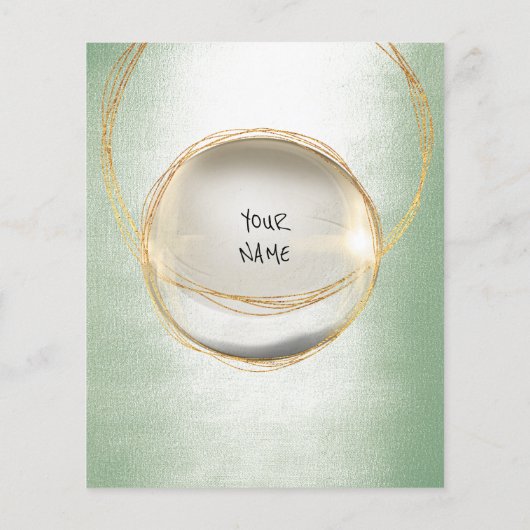 価格リスト ブティック ジュエリー SPA ヘア ネイル ミント チラシ (裏面)