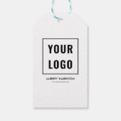 価格ロゴシンプルプロフェッショナルギフトラベル ギフトタグ (裏面)