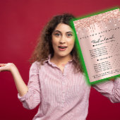 価格表まつげ延長メイクアップアーティストドリップ ポスター