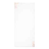 価格表まつげ拡張美しいサロンピンク ラックカード (裏面)