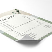 価格表サンプル ポスター (角)