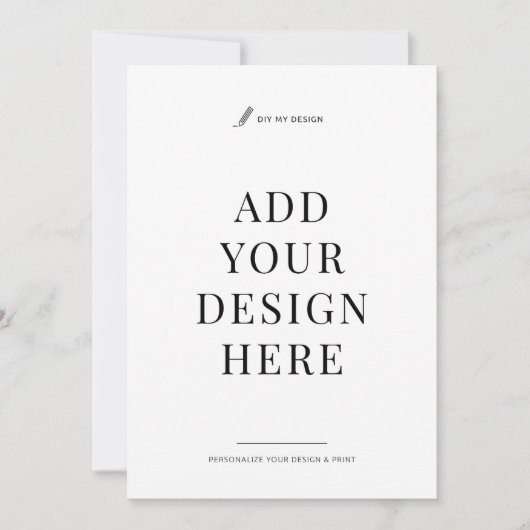 価格表5x7インチフラットカード印刷 (正面)