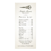 価格表 |アンティークシザーヴィンテージヘアサロン#2 ラックカード (正面)