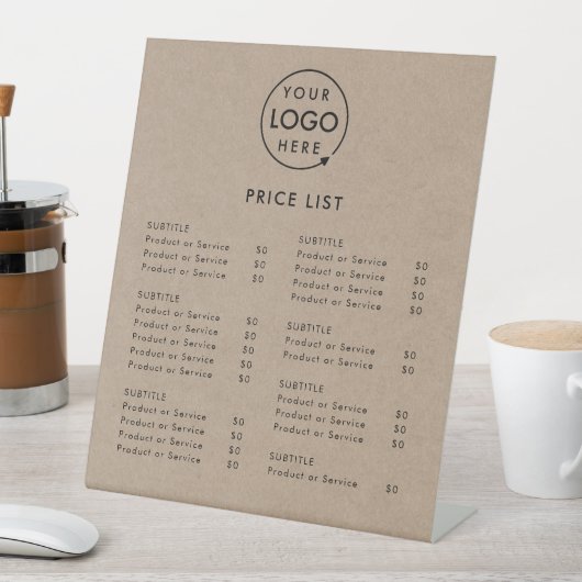 価格表 |クラフト素朴ビジネスロモダンゴ 台座サイン (インサイチュ)