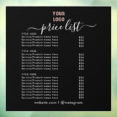 価格表|ビジネスロゴの営業時間 ウィンドウサイン (シート3)