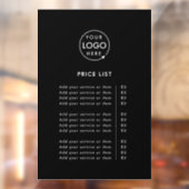 価格表 | ブラックロゴ ビジネス プロフェッショナル ウィンドウサイン (シート2)