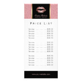 価格表 |メイクアップアーティストバラ金ゴールドグリッター唇 ラックカード (正面)