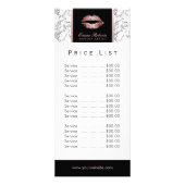 価格表 |メイクアップアーティストバラ金ゴールドリップ大理石 ラックカード (正面)