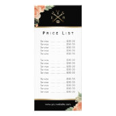 価格表 |メイクアップアーティスト美容師フローラ ラックカード (正面)