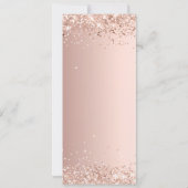 価格表 メニュー ビジネス ロゴ ローズゴールド カード (裏面)