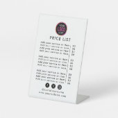 価格表 |ロゴビジネスモダンプロフェッショナルPed 台座サイン (正面)