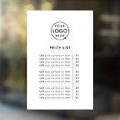 価格表 | ロゴ ビジネス モダン プロフェッショナル ウィンドウサイン