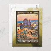 価減ら格、ノルマンディ、ブリタニー ポストカード (正面/裏面)