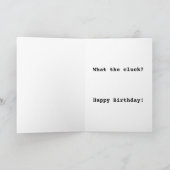 侮辱おもしろいジョーク鶏21st誕生日カード カード (内部)