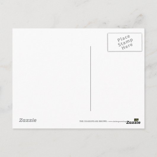 侮辱を計る ポストカード (裏面)