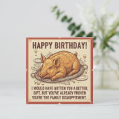 侮辱笑わされる誕生日カード カード (スタンド正面)