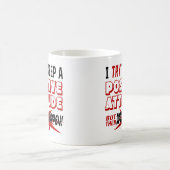 侮辱|の馬鹿は|おもしろいな起こります コーヒーマグカップ (中央)