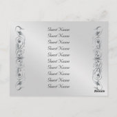 侯爵グリーンジュエルテーブルナンバー ポストカード (裏面)