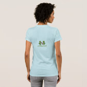 侵入される独占記事! 喜劇的なワイシャツ(女性) Tシャツ (裏面フル)