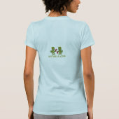 侵入される独占記事! 喜劇的なワイシャツ(女性) Tシャツ (裏面)