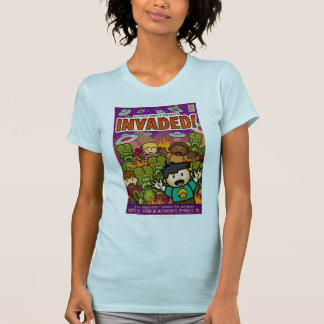 侵入される独占記事! 喜劇的なワイシャツ(女性) Tシャツ