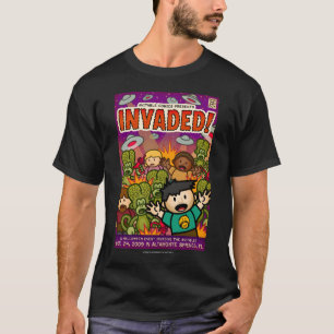 侵入される独占記事! 喜劇的なワイシャツ Tシャツ