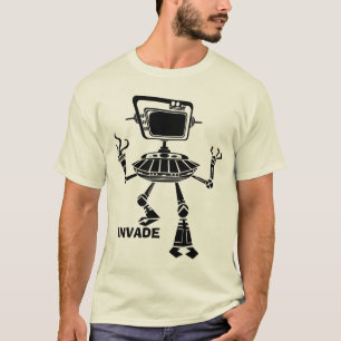 侵入して下さい Tシャツ