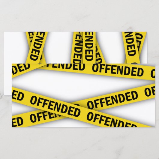 侵入禁止テープをくぐるな (正面/裏面)