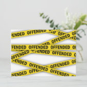 侵入禁止テープをくぐるな 招待状 (スタンド正面)