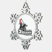 侵入者のオーナメント スノーフレークピューターオーナメント (右)