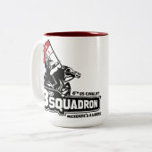 侵入者のコーヒー・マグ ツートーンマグカップ (正面左)