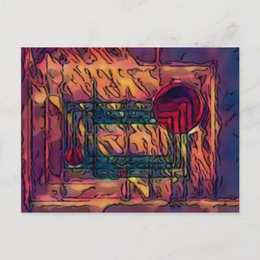 侵入 ポストカード (正面)