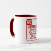 侵入 マグカップ (正面左)