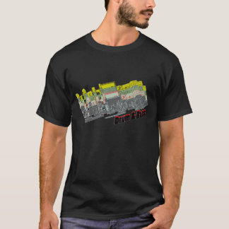 「侵入」高位メンズTシャツ(暗い) Tシャツ