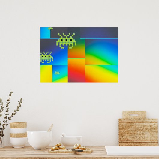 侵略された宇宙の王 ポスター (キッチン)