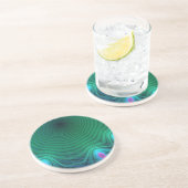 侵略グリーンタイム抽象芸術 コースター (側面)