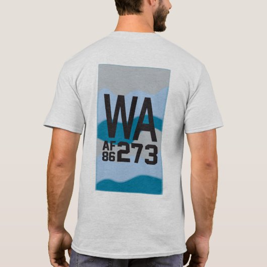 侵略者WA af86 273 Tシャツ (裏面)