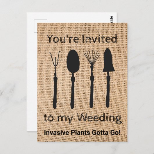 侵襲植物 ポストカード (正面/裏面)