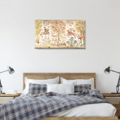 便カバー、ダマスク、16世紀後半 キャンバスプリント (インサイチュ (寝室))