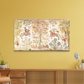 便カバー、ダマスク、16世紀後半 キャンバスプリント (インサイチュ (リビング))